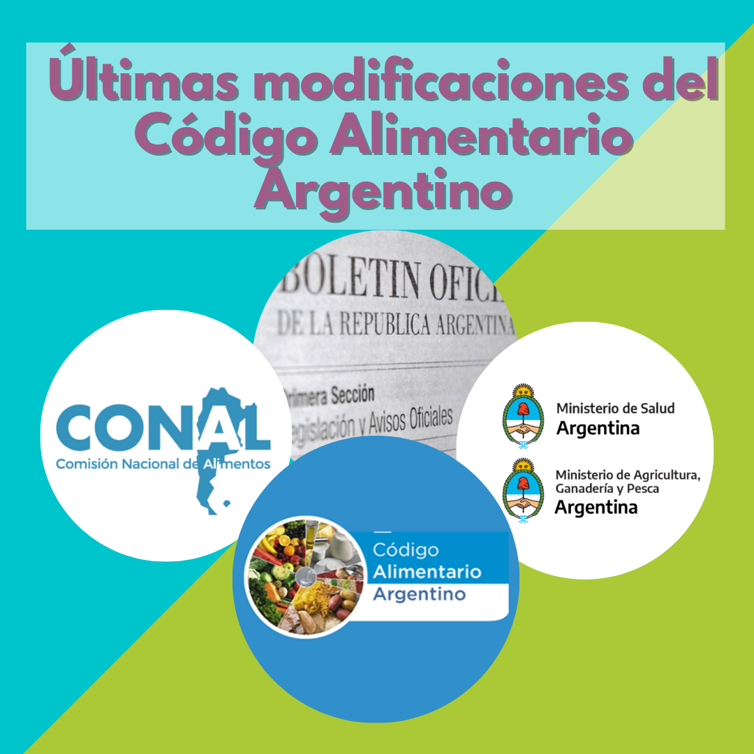 Últimas modificaciones del Código Alimentario Argentino
